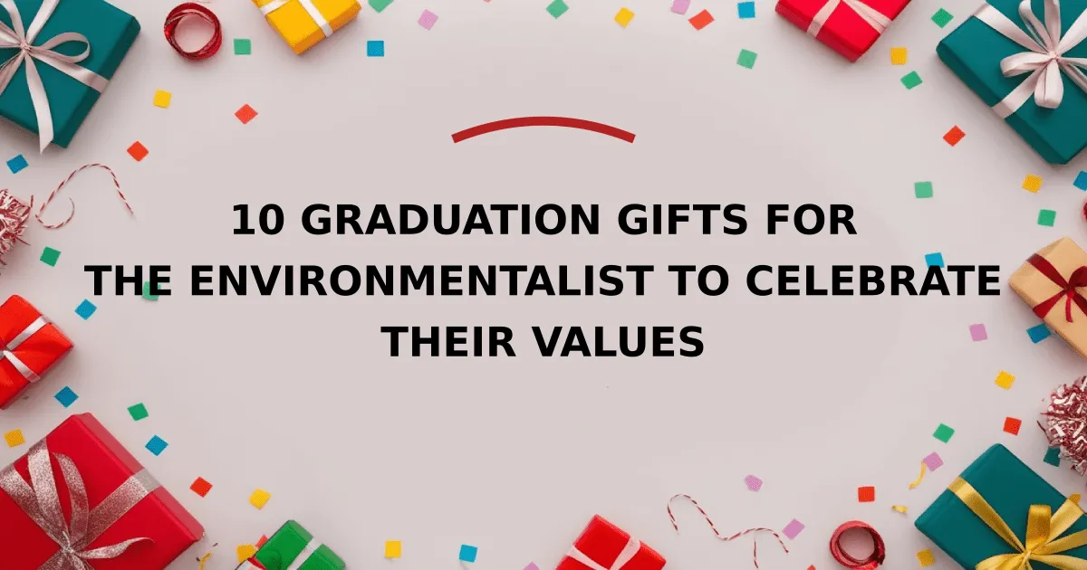 10 Graduation Gifts for the Environmentalist to Celebrate Their Values